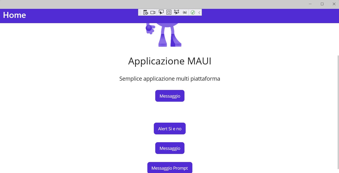 Figura 5 – La visualizzazione del messaggio su Desktop