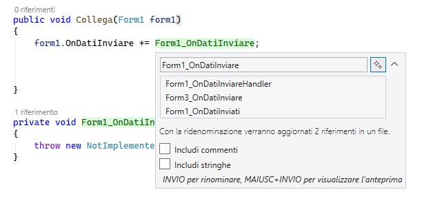 Figura 2 – La conferma per il gestore dell’evento